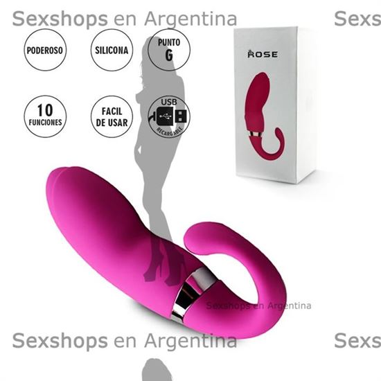 Volans Vibrador de punto G con estimulacion de clitoris